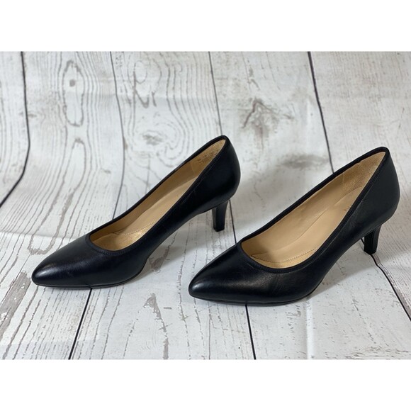 NWOT Naturalizer Everly Black Leather Pump Size 8 - Picture 2 of 6